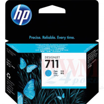 Картридж для струйных устройств HP DesignJet T120/T520, HP 711 (CZ130A), Cyan ориг.