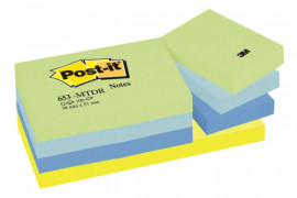 Post-it блок бумаги с клейким слоем 38*51мм.*100 листов Мечта, 12шт./уп.