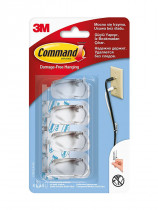 Кліпси для проводів Command, прозор.
