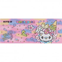 Краски аквар., картон.упак., б/к, 12 цв. Hello Kitty (HK23-041)