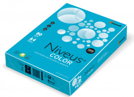 Бумага цветная Color A4 интенсив 80г./м2, 500лист., AB48. Color blue, син.