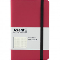 Книга записная Partner Soft, 125*195, 96 л, точ., красная