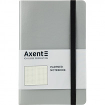 Книга записная Partner Soft, 125*195, 96 л, точ., серебр. Книга записная Partner Soft, 125*195, 96 л, точ., серебр.