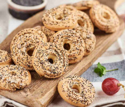 Печенье песочное "Маргаритка" с сахаром и маком, 0,4кг.
