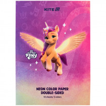 Папір кольор. неон. (10арк/5кол), A4  «My Little Pony»