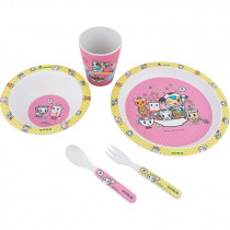 Набор посуды из бамбука «Tokidoki» (5 предметов)