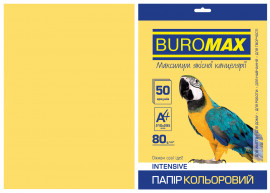 Папір кольоровий A4 інтенсив  80г./м2, 50лист., золот.