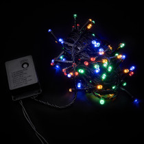 Гирлянда внутренняя DELUX STRING LED на 100 светодиодов, 5 метров, IP20, черн. провод, разноцветная Гирлянда внутренняя DELUX STRING LED на 100 светодиодов, 5 метров, IP20, черн. провод, разноцветная