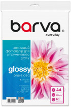 Фотопапір глянсовий А4, 200г/м2, 60арк, Everyday Barva (IP-CE200-231), біл.