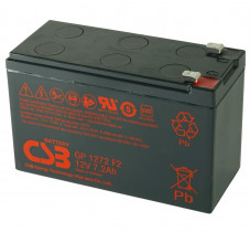 Акумуляторна батарея для ДБЖ AGM, 12V, 7.2Ah, 151*65*99мм, гелієвий (GP1272F2)