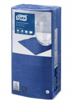 Салфетки 24*24см. Tork Advanced 2-х слойная, 200шт./уп., син.