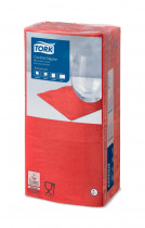 Салфетки 24*24см. Tork Advanced 2-х слойная, 200шт./уп., красн.