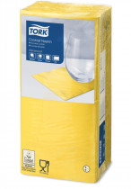 Серветки 24*24см. Tork Advanced 2-х шарові, 200шт./уп., жовт.