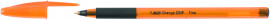 Ручка кулькова ORANGE Grip, корпус помаранч., ст. чорн.
