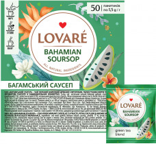 Чай зелений з саусепом "Bahamian Soursop", 50пак. по 1,5г. індивід. пакуванні (4820097816263)