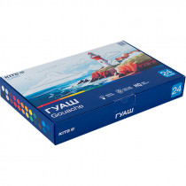 Гуашь 24 цвета., 20 мл Kite Classic (K-097) Гуашь 24 цвета., 20 мл Kite Classic (K-097)