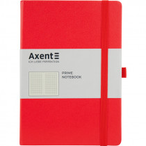 Книга записна Partner Prime А5 (145*210мм.), 96арк, кліт, черв.