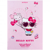 Картон цветной двусторон.(10лист/10цвет), А4 "Hello Kitty" Картон цветной двусторон.(10лист/10цвет), А4 "Hello Kitty"