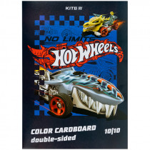 Картон кольор. двостор. (10арк/10кол), А4 «Hot Wheels» Картон кольор. двостор. (10арк/10кол), А4 «Hot Wheels»