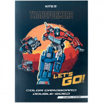 Картон кольор. двостор. (10арк/10кол), А4 «Transformers» Картон кольор. двостор. (10арк/10кол), А4 «Transformers»