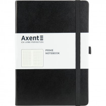Книга записная Partner Prime А5 (145*210мм.), 96л, клетка, черн.