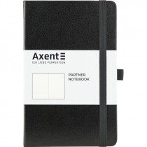 Книга записная Partner А5 (125*195мм.), 96л., нелин., черн.