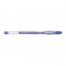 Гельова ручка Uni-ball Signo Erasable Gel 0,5мм., корпус прозор., ст. син. (пиши-стирай)