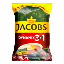 Кава в стіках Jacobs 3 в 1 Dynamix, 56шт. по 12,5г. (4820206290700)