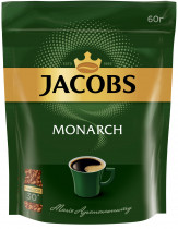 Кофе растворимый Jacobs Monarch, 60г., в пакете (4820206290922)