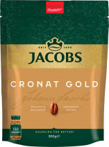 Кофе растворимый Jacobs Cronat Gold, 300г., в пакете (8711000578865)