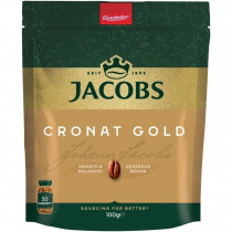 Кофе растворимый Jacobs Cronat Gold, 100г., в пакете (8711000687994)