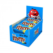Драже M&M's з рисовими кульками в молочному шоколаді вкриті кольровою глазур'ю, 36г., 24шт/уп. Драже M&M's з рисовими кульками в молочному шоколаді вкриті кольровою глазур'ю, 36г., 24шт/уп.
