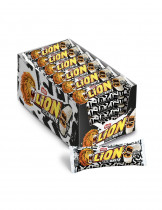 Батончик шоколадный Lion Black&White со вкусом брауни, 42г., 24шт/уп.