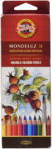 Карандаши акварельные, 18цв. MONDELUZ 3717 Карандаши акварельные, 18цв. MONDELUZ 3717