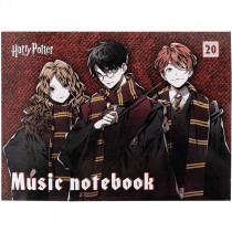 Тетрадь для нот А5, 20 л, «Harry Potter»