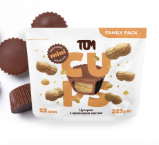 Конфеты с арахисовой пастой в молочном шоколаде 25шт., 225г.