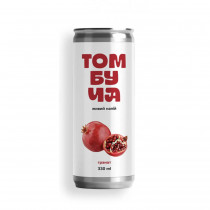 Напій слабогазований Комбуча "Томбуча Гранат", 0,33л 12шт/уп., жерстяна банка