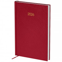 Ежедневник 2026 Classic City, 145*210, з/т бордовый