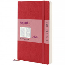 Щоденник 2026 Partner Soft Skin, 145*210, червоний