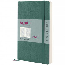 Щоденник 2026 Partner Soft Skin, 145*210, сіро-лазурний