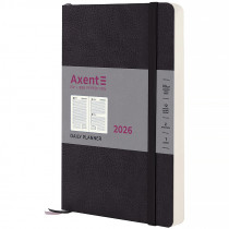 Щоденник 2026 Partner Soft Skin, 145*210, чорний