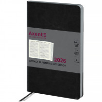 Щотижневик 2026 Partner City Soft, 125*195мм, чорний