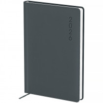 Ежедневник 2026 Classic Palermo, 145*210, слп/т серый