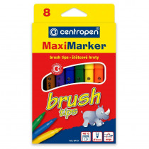 Фломастеры, 8цв., Brush 8773, ассорт.