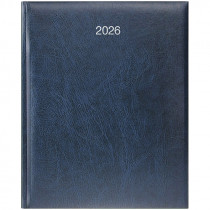 Щотижневик 2026 Бюро Miradur, срібне тиснення, синiй