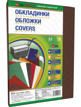 Обложки Delta 230г./м2., 100шт./уп., коричн.
