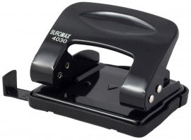 Діркопробивач на 2 отвори, до 25 аркушів BM.4030, метал аркушів, 122*108*54мм., чорн.