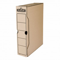 Коробка архивная А4 80мм., коричн.
