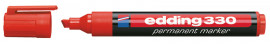 Маркер перманентный, клиновидное острие 1-5мм., 330, красн. Маркер перманентный, клиновидное острие 1-5мм., 330, красн.