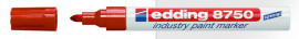 Маркер лакуючий PAINT 8750, круглий накінечник 2-4мм., черв.